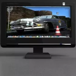 TFT computer monitor 3D model