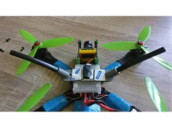 Universal antenna holder/protector for quadcopter