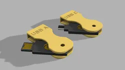Yubico YubiKey 5 Series Case Cover for USBA and USBC