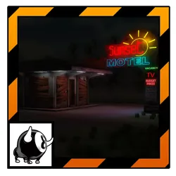 Abandoned Motel Low-poly 3D model