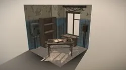 Abandoned Soviet office room
