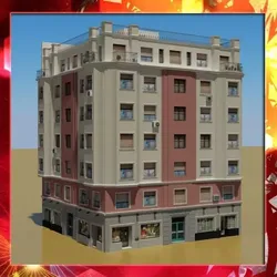 Building apartment - apartment 3D model