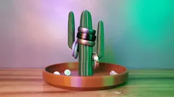 Cactus Ring and Earring Holder