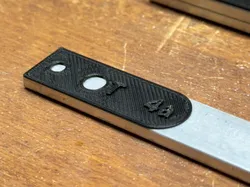 Caliburn C4 (metrisch) - Schablonen für Alustangen/Template for Bars