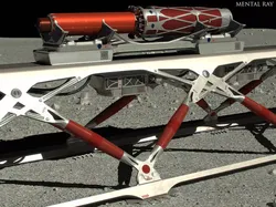 Circum Lunar Accelerator  Rail 3D model