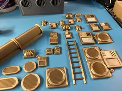Greebles Part 2! Lights, Power units, Vents, Ladder, Control units and more!