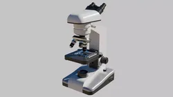 Microscope Free low-poly 3D model