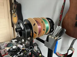 Multi spool holder extendable