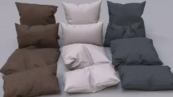 Pillow set of pillows Free 3D model