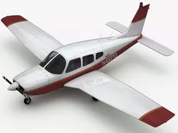 Piper PA-28 Cherokee Arrow 3D model