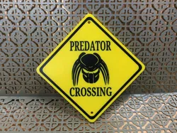 Predator Crossing Sign