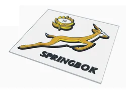 South Africa national rugby union team (Springbok) (Logo)