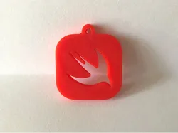 Swift Logo Keychain