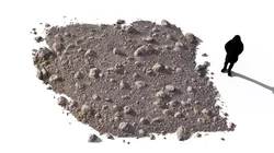 Volcanic Rocky Ground Free low-poly 3D model