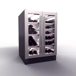3D Wine Fridge  Free low-poly 3D model