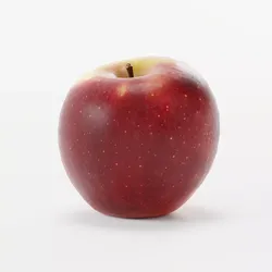 Bicolor Apple Photoscan Mid Poly Free low-poly 3D model