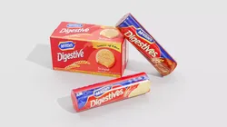 Biscuit box and wrapper Free low-poly 3D model