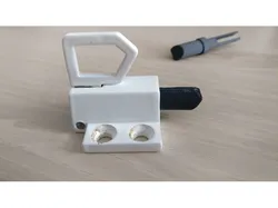 Circular latch & strike