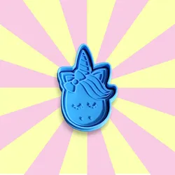 CORTANTE + ESTAMPA UNICORNIO / UNICORN CUTTER + STAMP