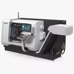 DMG Mori CTX Alpha 500 CNC Turning Center Rigged Free 3D model