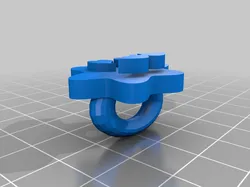 Flower emoji ring