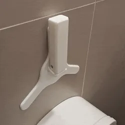 Foldable toilet paper holder (spare toilet paper holder)