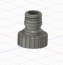Gardenhose 1" Fitting