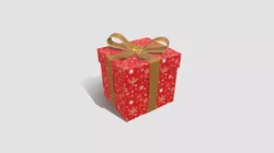 Gift Box Low-poly PBR  Free low-poly 3D model