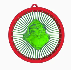 Grinch Christmas Ornament
