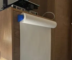 IKEA MÅLA paper roll mount bracket