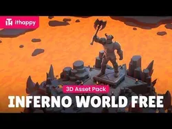 Inferno World FREE Free low-poly 3D model