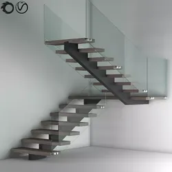 L-Type Stair Case Free 3D model