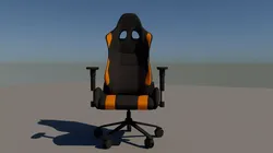 Low Poly Gaming Chair 3D Model  Free low-poly 3D model