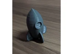 Mini Cartoon Rocket Ship