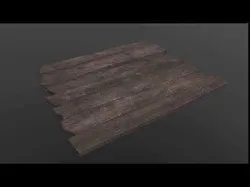 Old planks Free low-poly 3D model