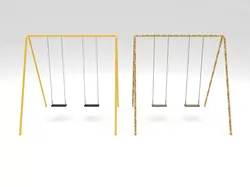 Swing two swings Free 3D model