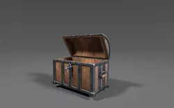 Treasure chest Free low-poly 3D model
