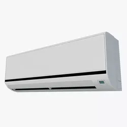 Wall Mounted Inside Conditioner Free low-poly 3D model