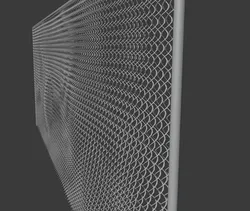 Wire Fence Free 3D model