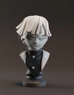 Zenitsu Agatsuma 3D-Büste