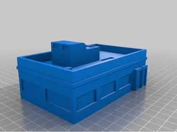 1/100 scale (15mm) low detail Buildings
