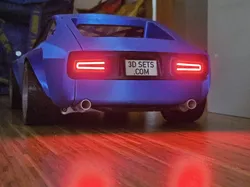 3Dsets Sakura rear lights for LED filament