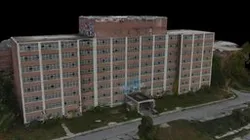 Abandoned Psychiatric Center Building