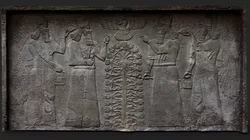 ancient temple midleast wall relief scan FREE Free low-poly 3D model