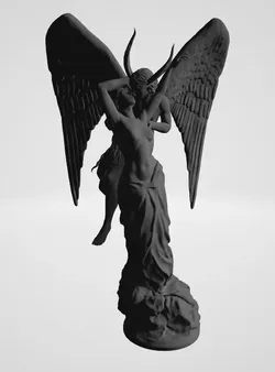 Angel and devil Free 3D print model