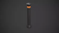 Bollard Low-poly PBR Free low-poly 3D model