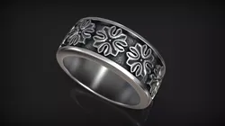 Byzant Traditional Pattern Floral Ornament Vintage Band Free 3D print model