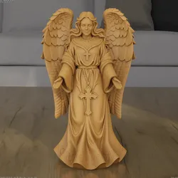 Christmas Angel Nativity Figure STL 3D Print File