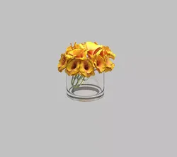 Cup flower Free 3D model