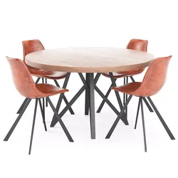 Dining set 07 Free 3D model